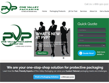 Tablet Screenshot of pinevalleypackaging.com